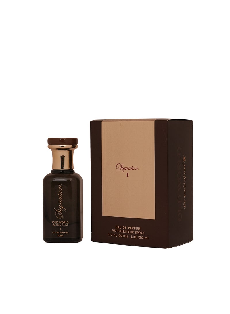 Oud World عطر عود وورلد سيغنيتشر-Ⅰ الفاخر للرجال والنساء – رائحة شرقية فاخرة تدوم طويلاً مع الورد، خشب الأagar، الفانيليا، خشب الصندل والمسك – 50 مل - Image 2